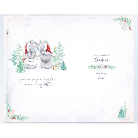 Beautiful Girlfriend Luxury Me to You Bear Christmas Card Extra Image 1